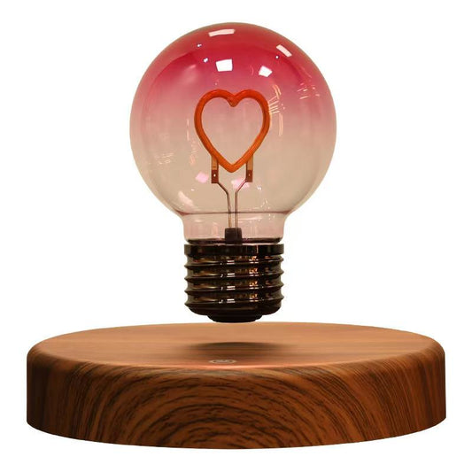 LED Magnetic Levitation Light Bulb with Touch Control Rotating Night Light Emitting Comforting Glow